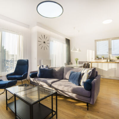 AFG Studio - architektura wnętrz - mieszkanie Gliwice 1- salon