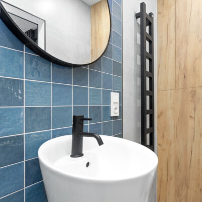 AFG Studio - architektura wnętrz -dom Gliwice 2 - łazienka - wc